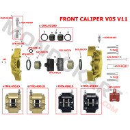 Reparatursatz Vorne Bremszange V05 V04 V08 V09 V11 V13 CRG