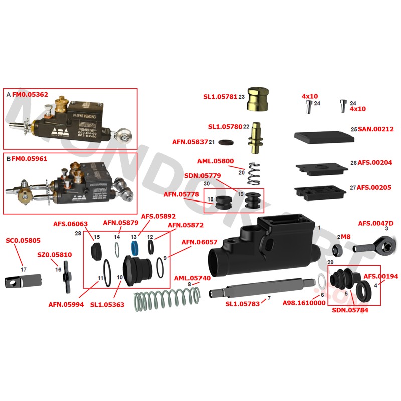 Brake Pump ABA V13 CRG - KZ Double