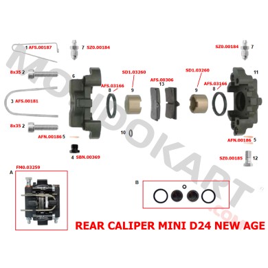 Füllen Sie Caliper CRG Mini New Age D24 Gold CRG