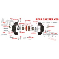 Pinza Freno Trasera CRG V08