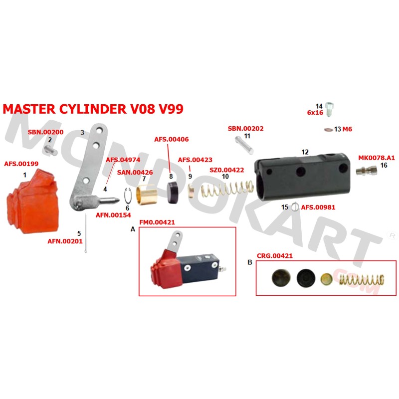 Gummisattel / Pumpe V99 D22 CRG