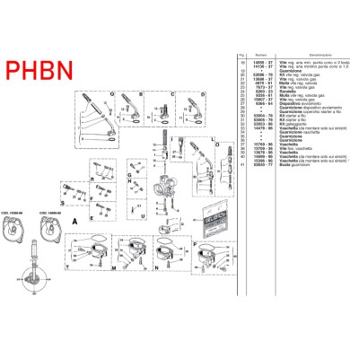 Schwimmerkammer Dellorto PHBN PHVA