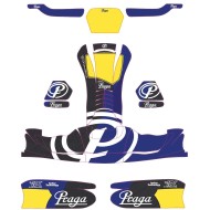 Kit Decò Carénages KG 509 IPK Praga – Version BLEU FLUO