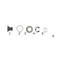 Pin Brake Disc complete Disk V04 - New Age CRG, mondokart