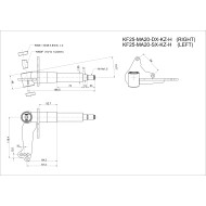 Fusello 25/17mm (10mm) KZ RR - MA20, MONDOKART, kart, go kart