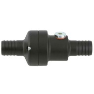 Thermostatic Valve with Water Probe Connection BLACK