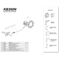 Rear Brake Group MA20 WP KZ - KF