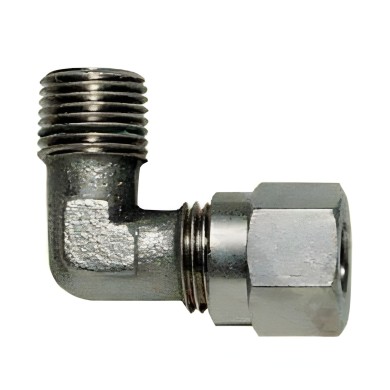 Brake Hose Fitting "L" with Nipple, mondokart, kart, kart