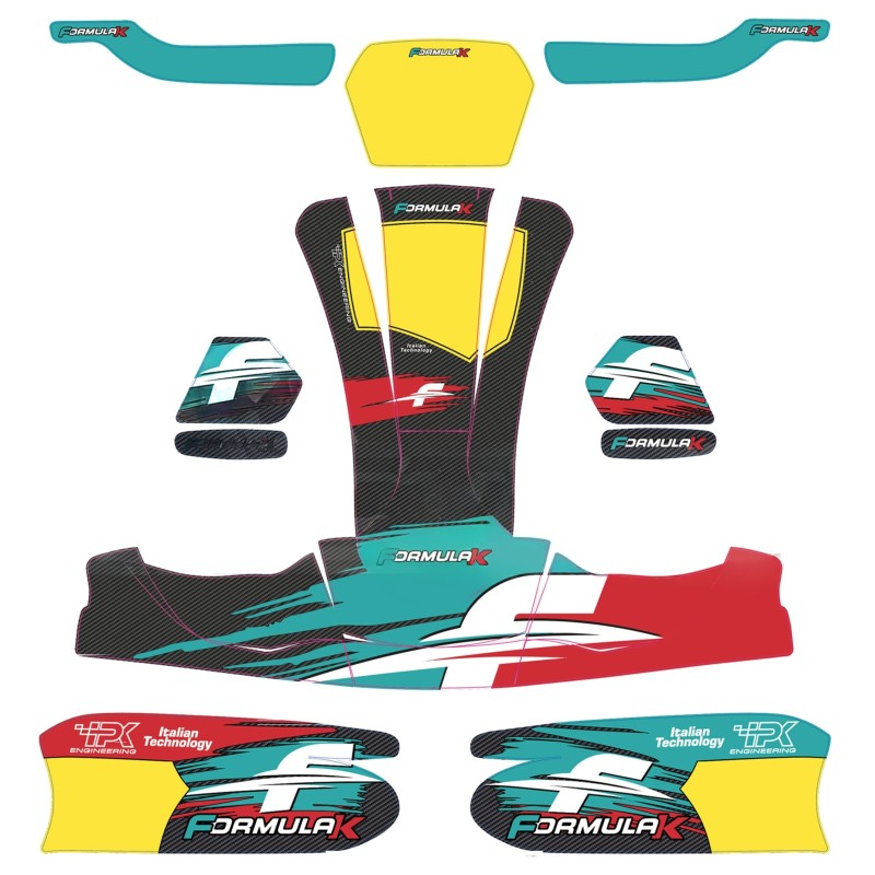 Stickers Kit for Bodyworks KG 507 - 508 IPK Formula K