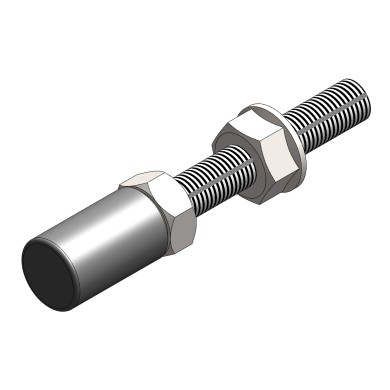 Screw Motor Stop M10 x 90 Nylon Cap Parolin Kart Republic KR