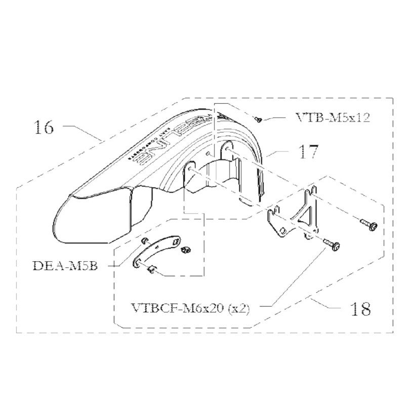 Kit Mounting Chain Guard – EASYKART BIRELART, mondokart, kart
