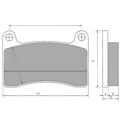 Rear Brake Pad Original – INTREPID – R4K / R4KZ
