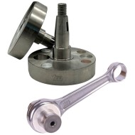 Albero Motore Completo TM KZ R3 - TOTAL BLACK - BIELLA LUCIDA