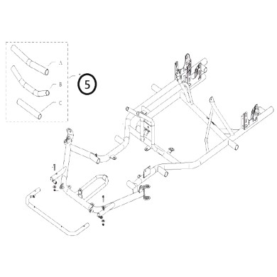 Barra Estabilizadora DELANTERA 30mm NYLON - BIRELART