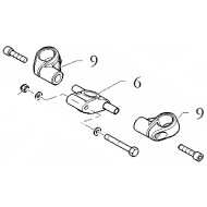Pince Support Colonne Direction Réglable - BIRELART, MONDOKART
