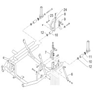 Buchse AUSSEN Heckstoßstange DD2 - BIRELART, MONDOKART, kart