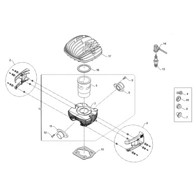 Kit Air Duct MINI 4 / 4B – TM KART, mondokart, kart, kart