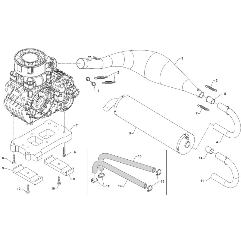Auspuff Expansion Original – TM KZ R3, MONDOKART, kart, go