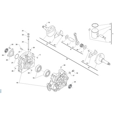 O-Ring Coperchio Cuscinetto MINI 1 / 2 / 3 / 3B / 4 / 4B – TM