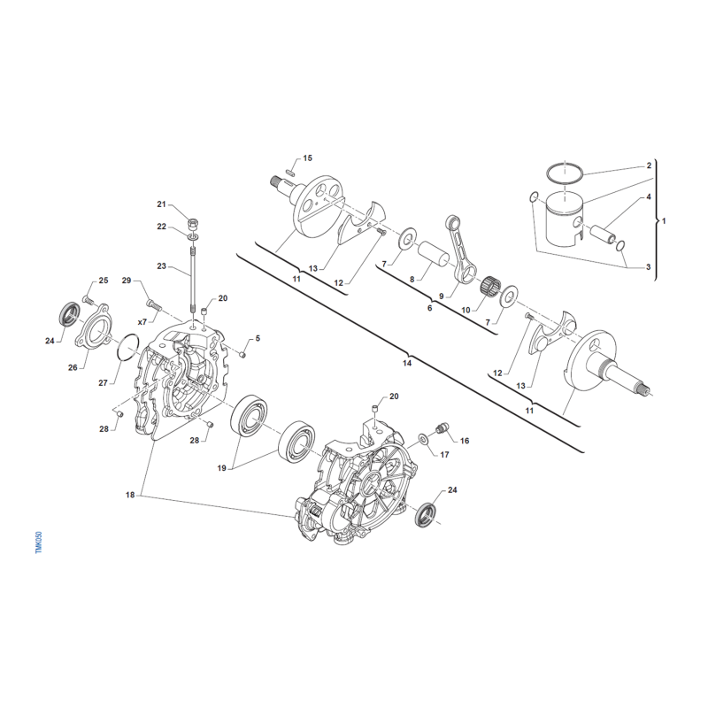 Joint Spi Vilebrequin 20×30×7 PTFE – MINI 4 / 4B – TM Kart