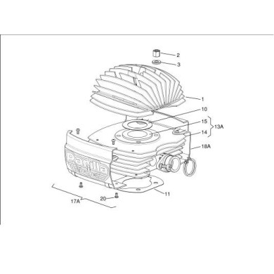 Guarnizione base cilindro 60cc Iame Swift Mini Baby