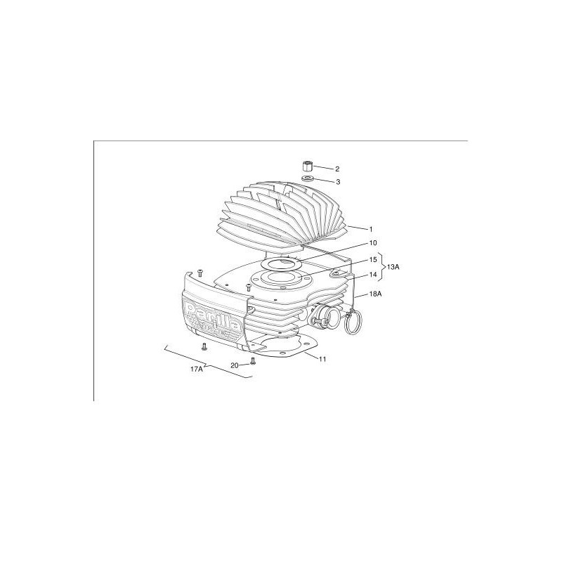 Guarnizione base cilindro 60cc Iame Swift Mini Baby