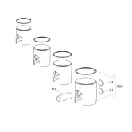 Axe Piston Biconic 12 x 35 mm Iame 60cc Swift, MONDOKART, kart