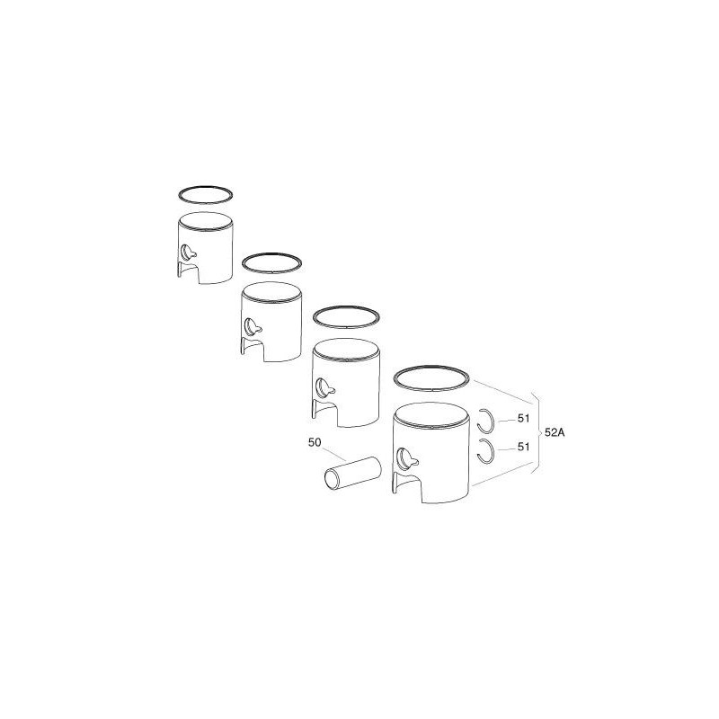 Circlip Kolben IAME Swift 60cc, MONDOKART, kart, go kart