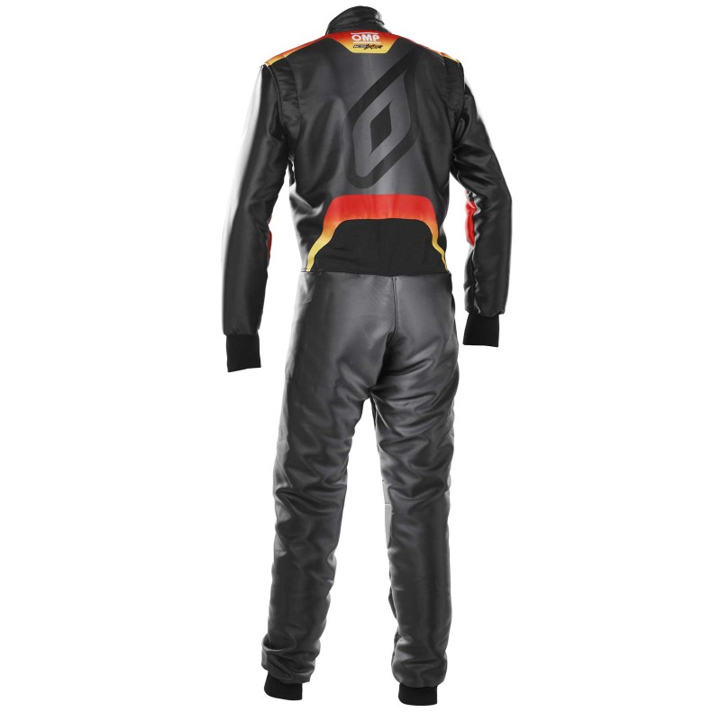 Combinaison KS-X ART OMP BLACK RED!