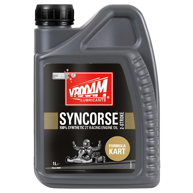 Huile Mélange 2T VROOAM - SYNCORSE 100% Synthetic Racing 2T