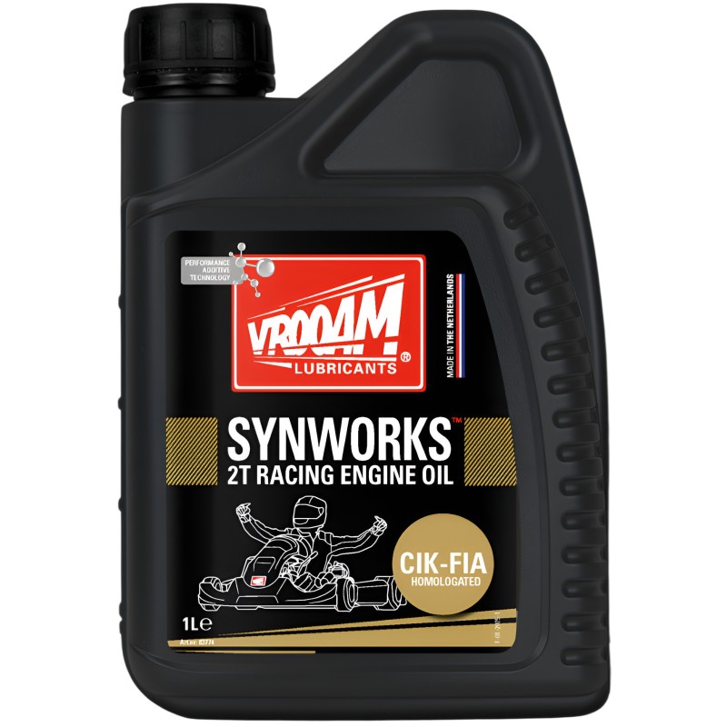 Mischöl 2T VROOAM - SYNWORKS 100% Synthetic Racing 2T Kart