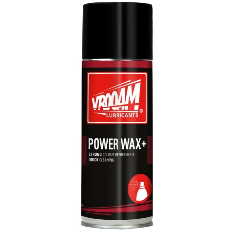 Limpiador Spray Cera VROOAM - POWER WAX, MONDOKART, kart, go