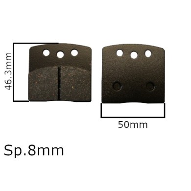 Bremsbelag Vorne ELITE PERFORMANCE - GRÜN - Birelart KZ S15 -