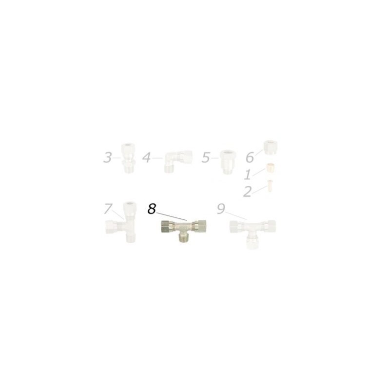 T connection for CRG caliper, mondokart, kart, kart store