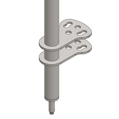 Columna Direccion 490mm Parolin OK OKJ KZ STANDARD
