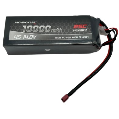 Batterie Lipo GRAND 10.000 mAh 14,8V, MONDOKART, kart, go kart