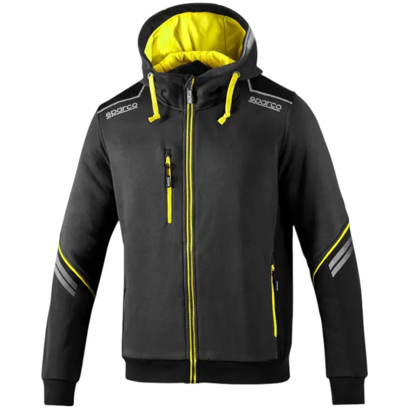 Sweatshirt FullZip Kapuzen Sparco - COLORADO, MONDOKART, kart