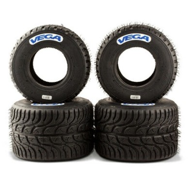 Set Pneumatici Vega Rain W6 - SECONDA SCELTA, MONDOKART, kart