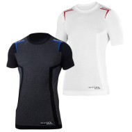 T-shirts kart sous-vêtement à manches courtes Sparco Carbon