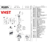 Kit Guarnizioni Completo - Dellorto VHST, MONDOKART, kart, go