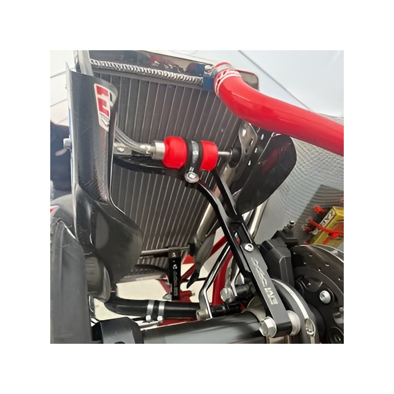 Deflector Radiador CARBONO - New-Line, MONDOKART, kart, go
