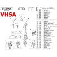Gaszughalter für Gasschieber - Dellorto PHM - PHSB - VHSA -