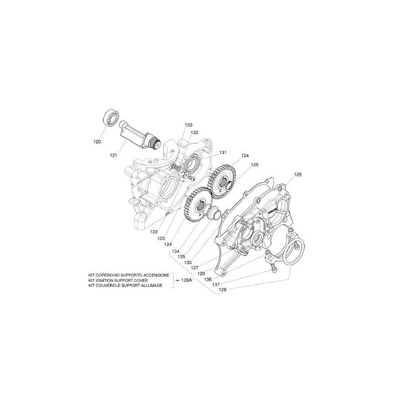 Kit Ignition Support Cover Iame X30, mondokart, kart, kart