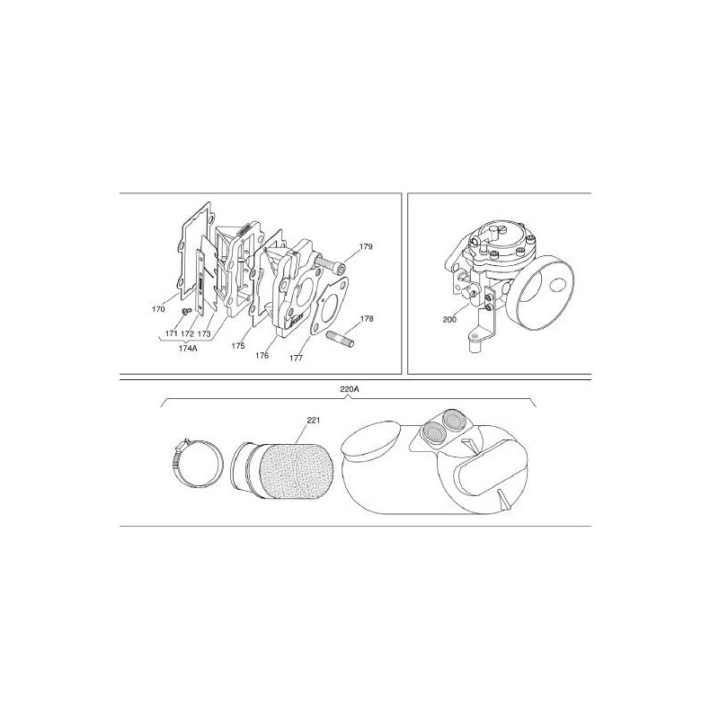 Jeu Deux Clapets TOP carbone original Iame X30, MONDOKART