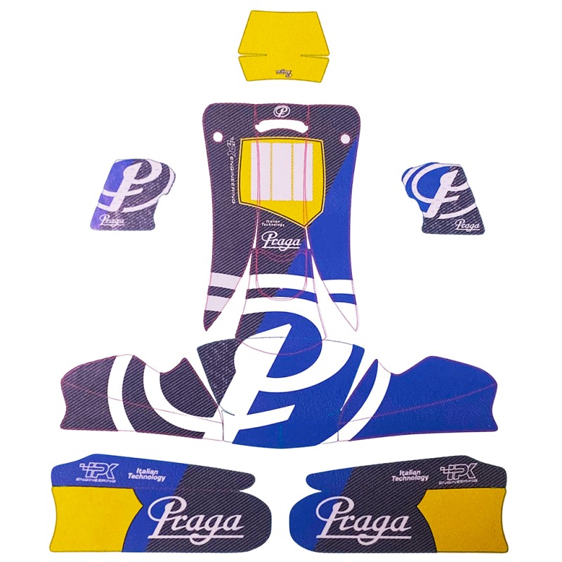 Kit Adesivi Carenature KG MINI MK27 IPK Praga, MONDOKART, kart