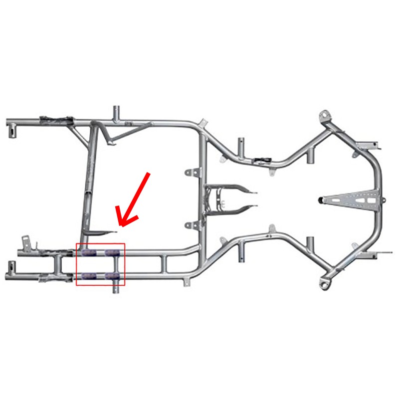 Kit Protection - 4 PIECES - Anti-Vibration Engine Plate