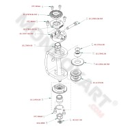 Buchse Fixiert Einstellung Caster - BIRELART, MONDOKART, kart