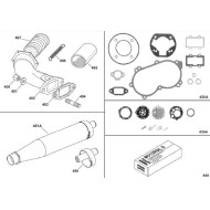 Ecrou echappement 8 mm IAME X30, MONDOKART, kart, go kart