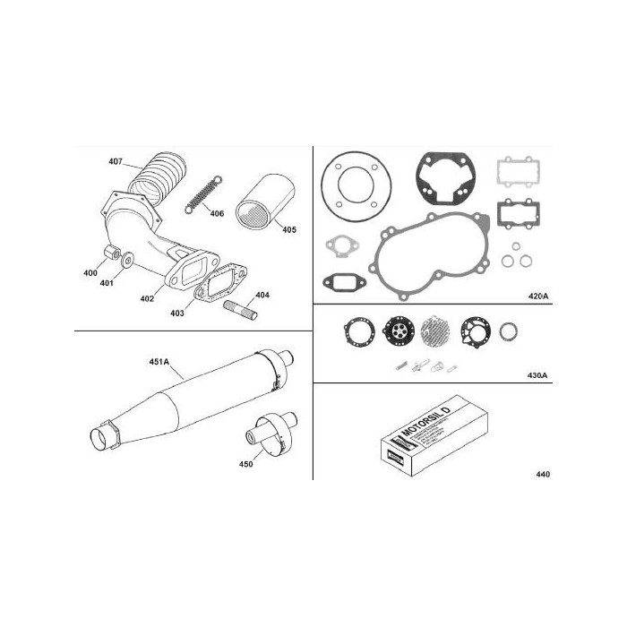 Kit Reparation carburateur HB27 2.3 IAME X30, MONDOKART, kart