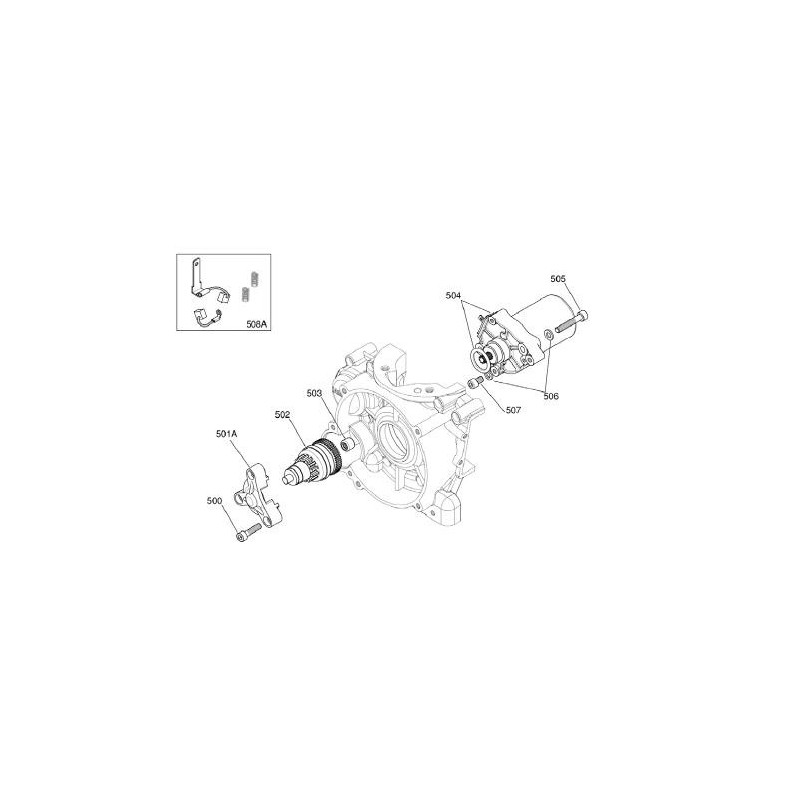 Kit spazzole motorino avviamento Iame, MONDOKART, kart, go